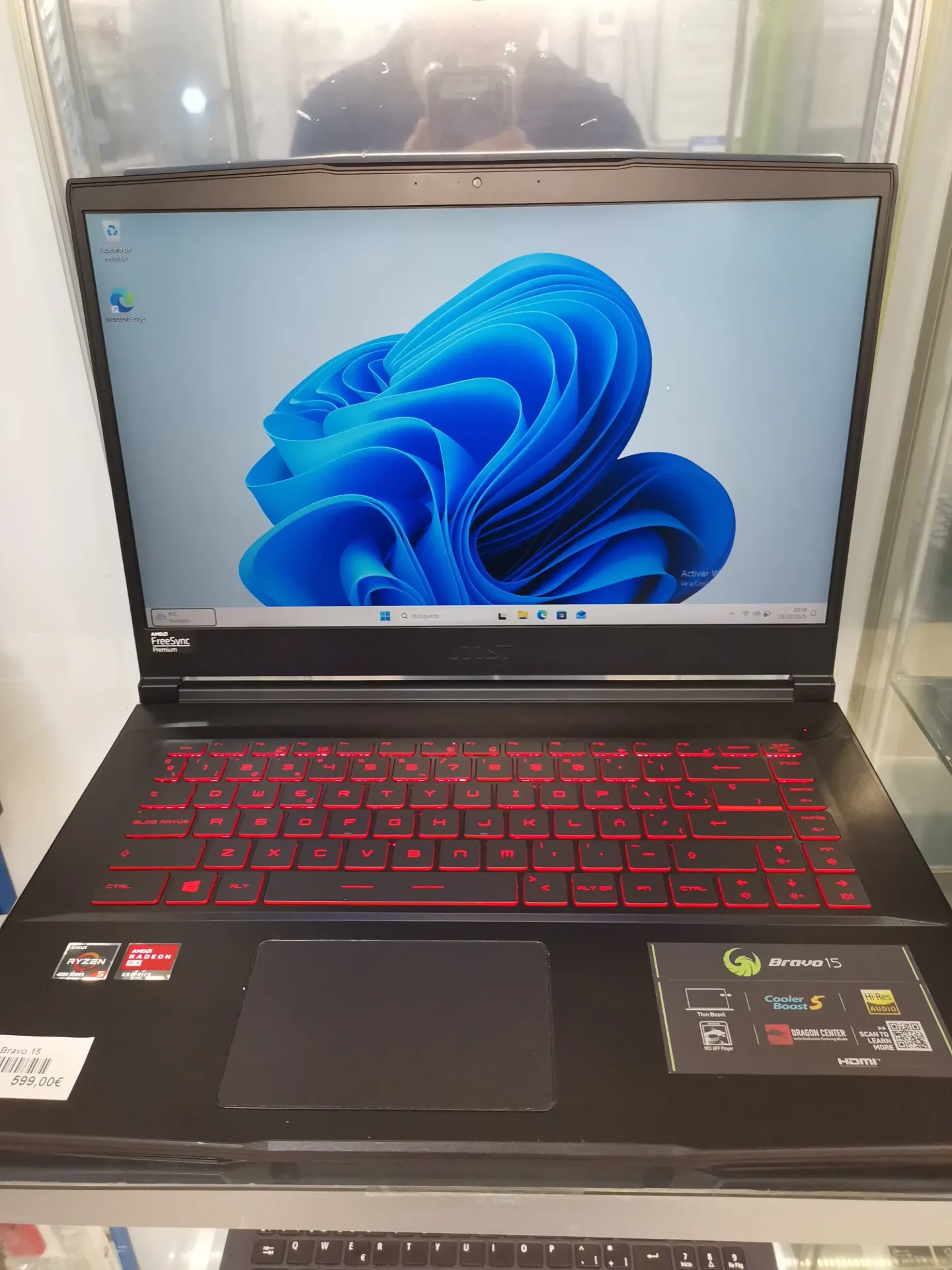 MSI Bravo 15 Ryzen 5  3,3 Ghz 15,6"