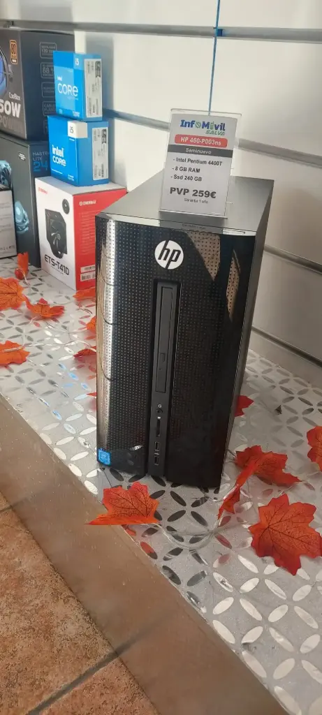 [S0103] HP Sobremesa Pentium 4400T / 8 Gb / Ssd 240 Gb